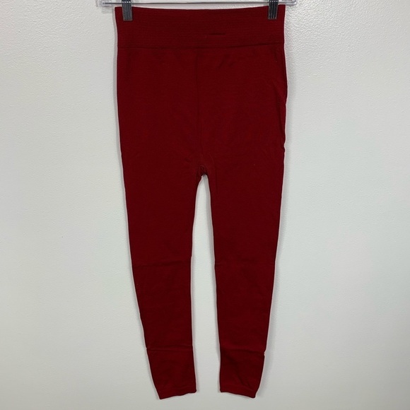 NEW Fit In Red Legging Pants One Size - Picture 4 of 9